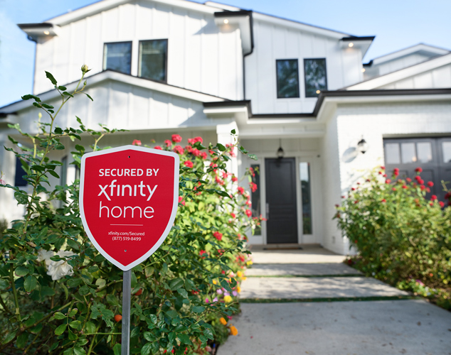 XH Sign in front of home